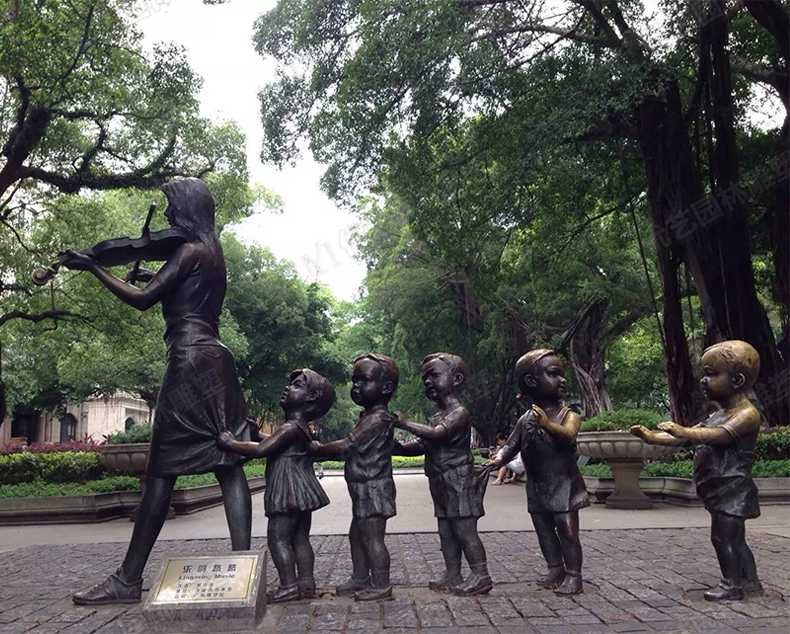 銅人物雕塑，銅小孩雕塑